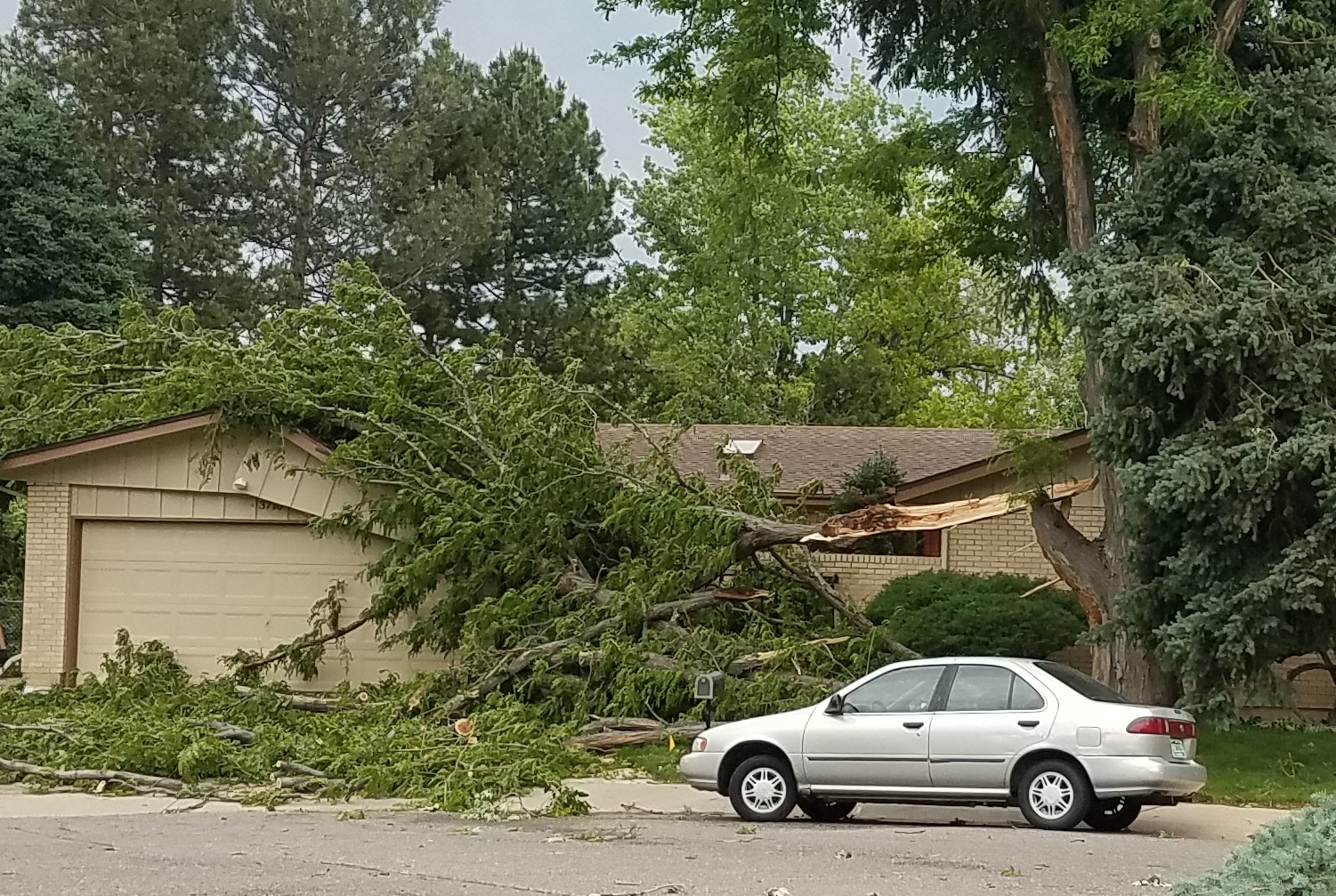 home damaged